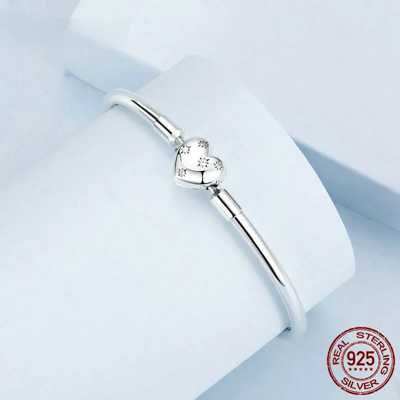 925 Silver Heart/Shell Bracelets, 4U