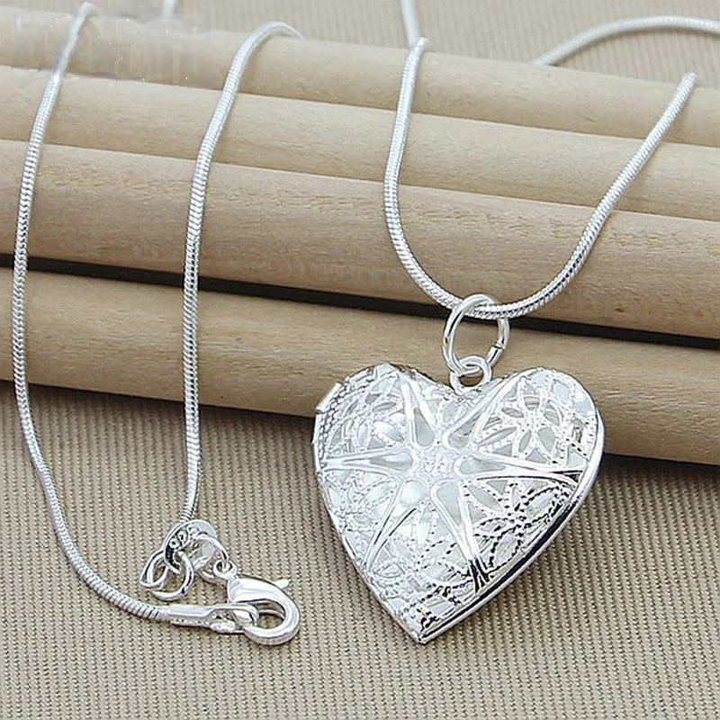 925 Sterling Silver Pendant Necklace 4U