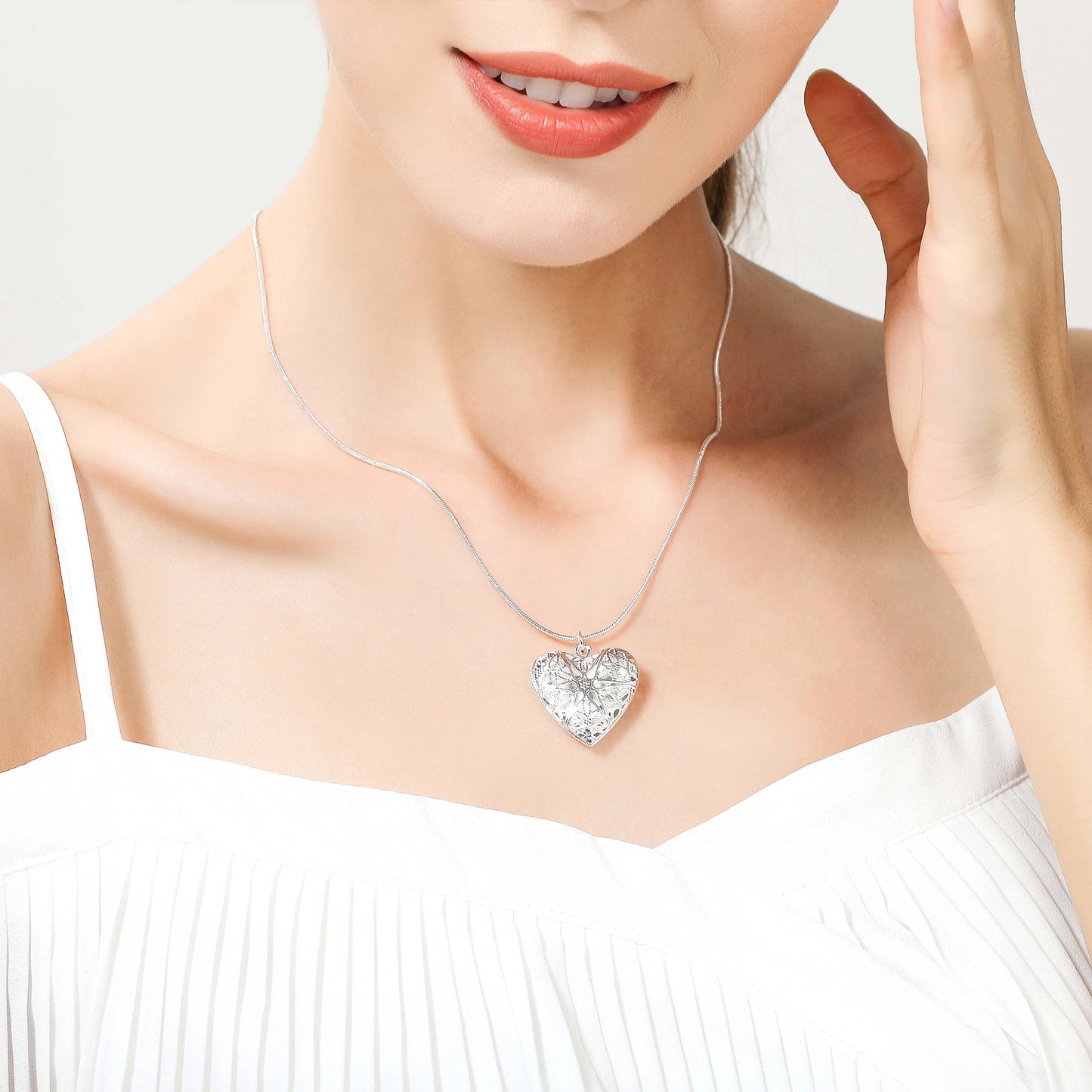 925 Sterling Silver Pendant Necklace 4U